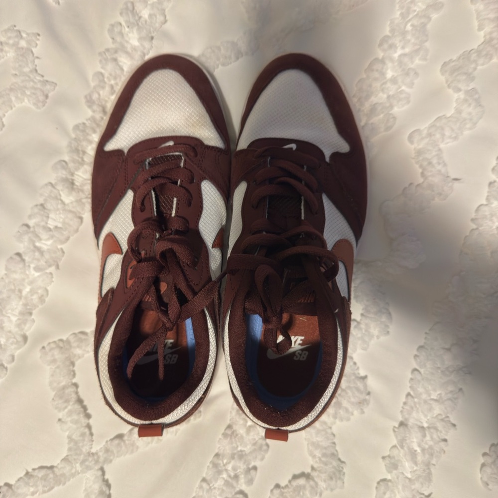 Nike Kids Maroon and White Sneakers